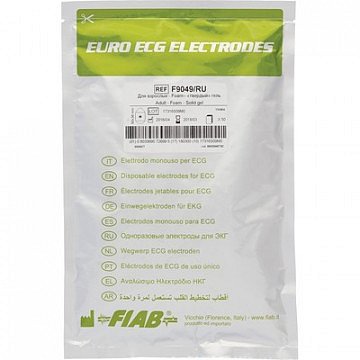 Электроды для ЭКГ однораз.50×36мм, пена, универс. Fiab F9049/RU 50шт/уп