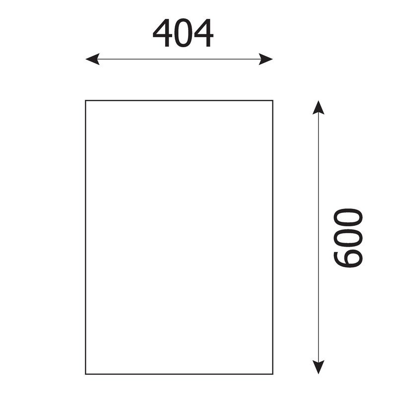 Топ тумбы приставной Easy Standard (темный дуб/серый, 404×600×18 мм)