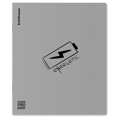 Тетрадь обложка пластик, А5, 48 л., скоба, клетка, ERICH KRAUSE, «Life Style» (микс в спайке)