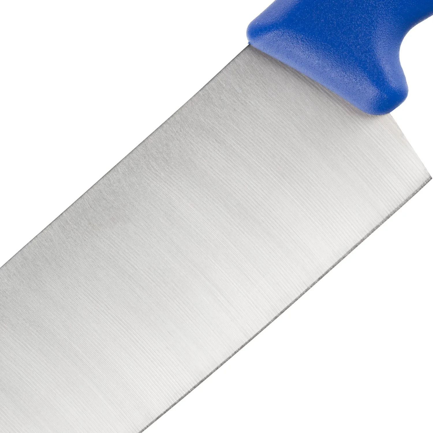 Нож поварской лез 300 мм толщ 2 мм 3Cr13 синяя пластиковая ручка