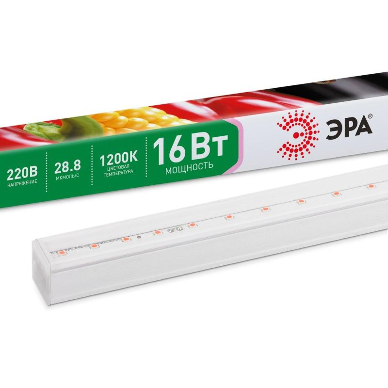 Фитосветильник линейный красно-синего спектра ЭРА FITO-16W-Т5-N (Б0045233)