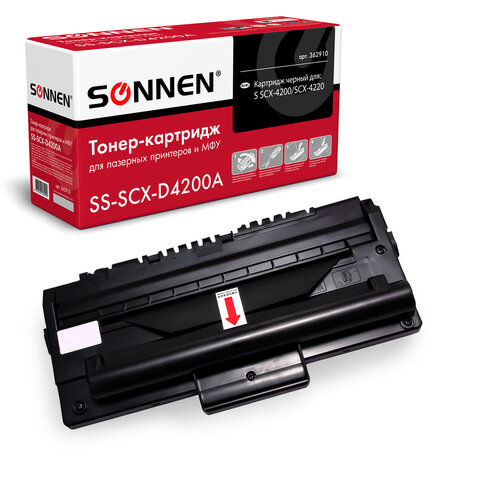 Картридж лазерный SONNEN (SS-SCX-D4200A) для SAMSUNG SCX-4200/4220, ВЫСШЕЕ КАЧЕСТВО, ресурс 2500 стр. 
