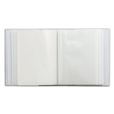 Фотоальбом BRAUBERG на 100 фотографий 10×15 см, твердая обложка, «Орхидеи», бело-розовый