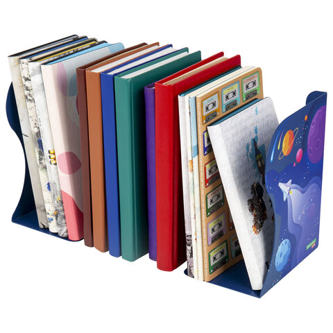 Подставка-держатель для книг и учебников BRAUBERG KIDS «Adventure» раздвижнаяметаллическая238065