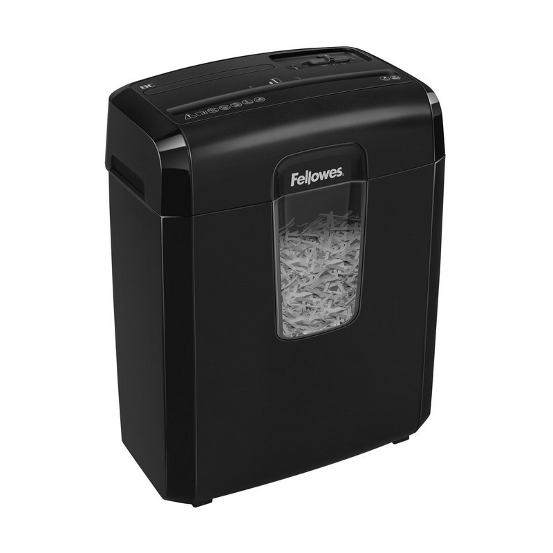 Уничтожитель документов Fellowes Powershred 8C, 4-й уровень секретности объем корзины 14 л