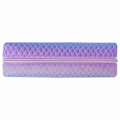 Пенал-косметичка ЮНЛАНДИЯ SEASTORY на молниимягкийFishtail21×6х7 см270048