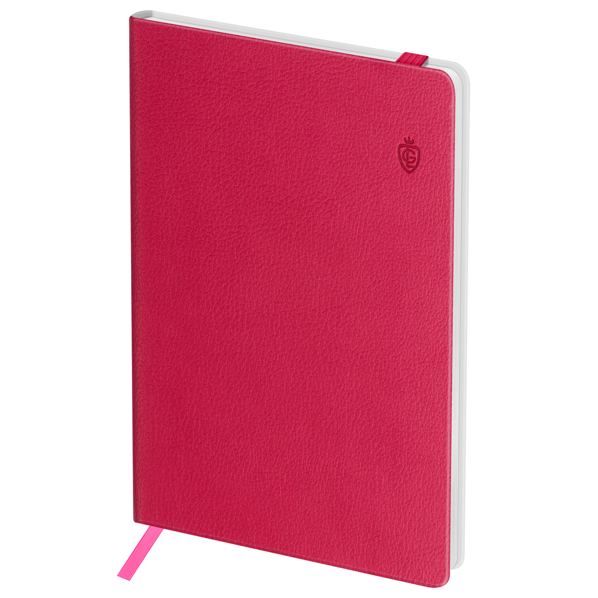 превью Записная книжка А6 80л. ЛАЙТ, кожзам, Greenwich Line «Classic. Berry», с резинкой, фактурное тиснение, блок в клетку