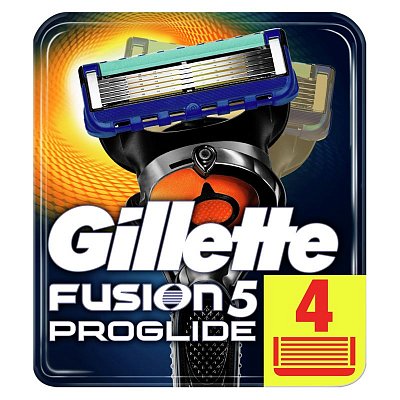 Кассеты для бритья сменные Gillette «Fusion Proglide», 4шт. 
