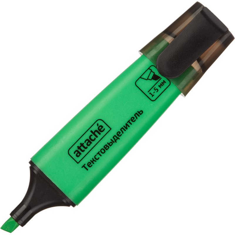 Маркер выделитель текста Attache Colored 1-5мм набор 4цв. 