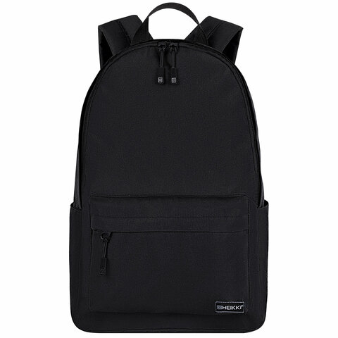 Рюкзак HEIKKI POSITIVE (ХЕЙКИ) универсальный, карман-антивор, Black, 42×28х14 см