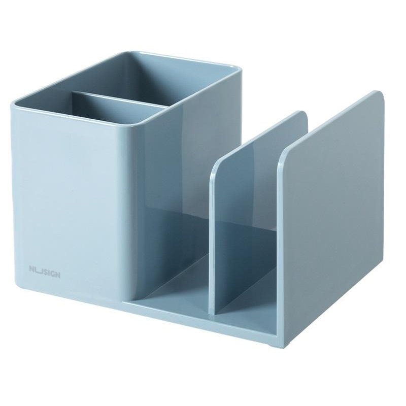 превью Подставка-органайзер д/канц. мел. Deli NuSign ENS950blue 120×155х96 4отд син