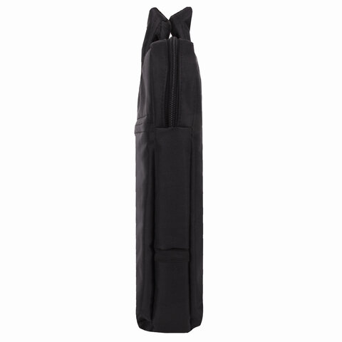 Сумка деловая BRAUBERG «Chance», 25×35×4 см, отделение для планшета и ноутбука 13.3", ткань, черная