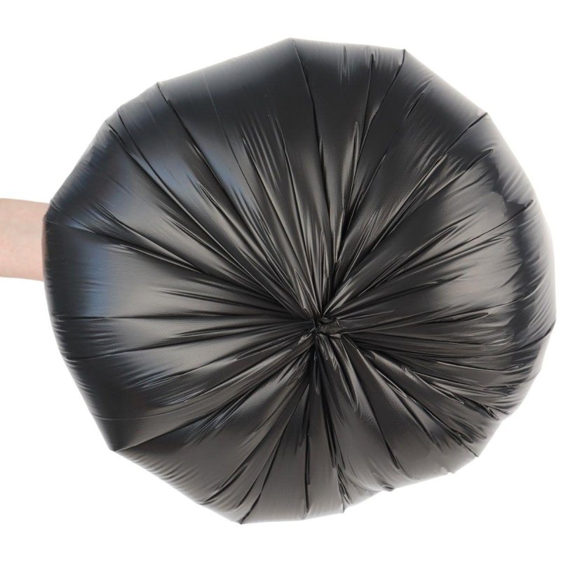 Мешки для мусора ПВД 30л 50×60см 12мкм черные 30шт/рул, ТЯ