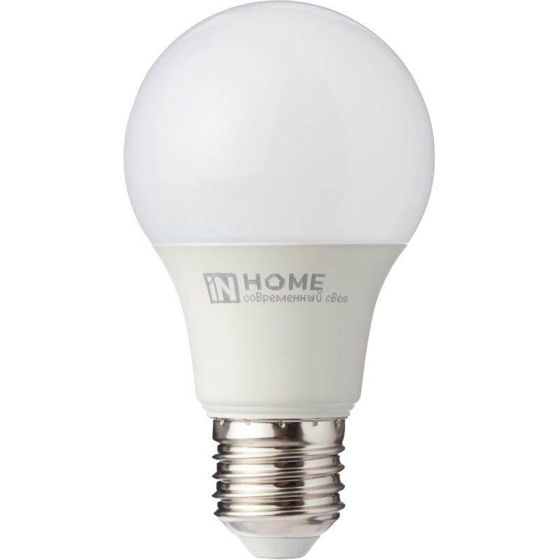 Лампа светодиодная LED-A60-VC 4PACK 10Вт 230В Е27 4000К (4шт./упак) IN HOME