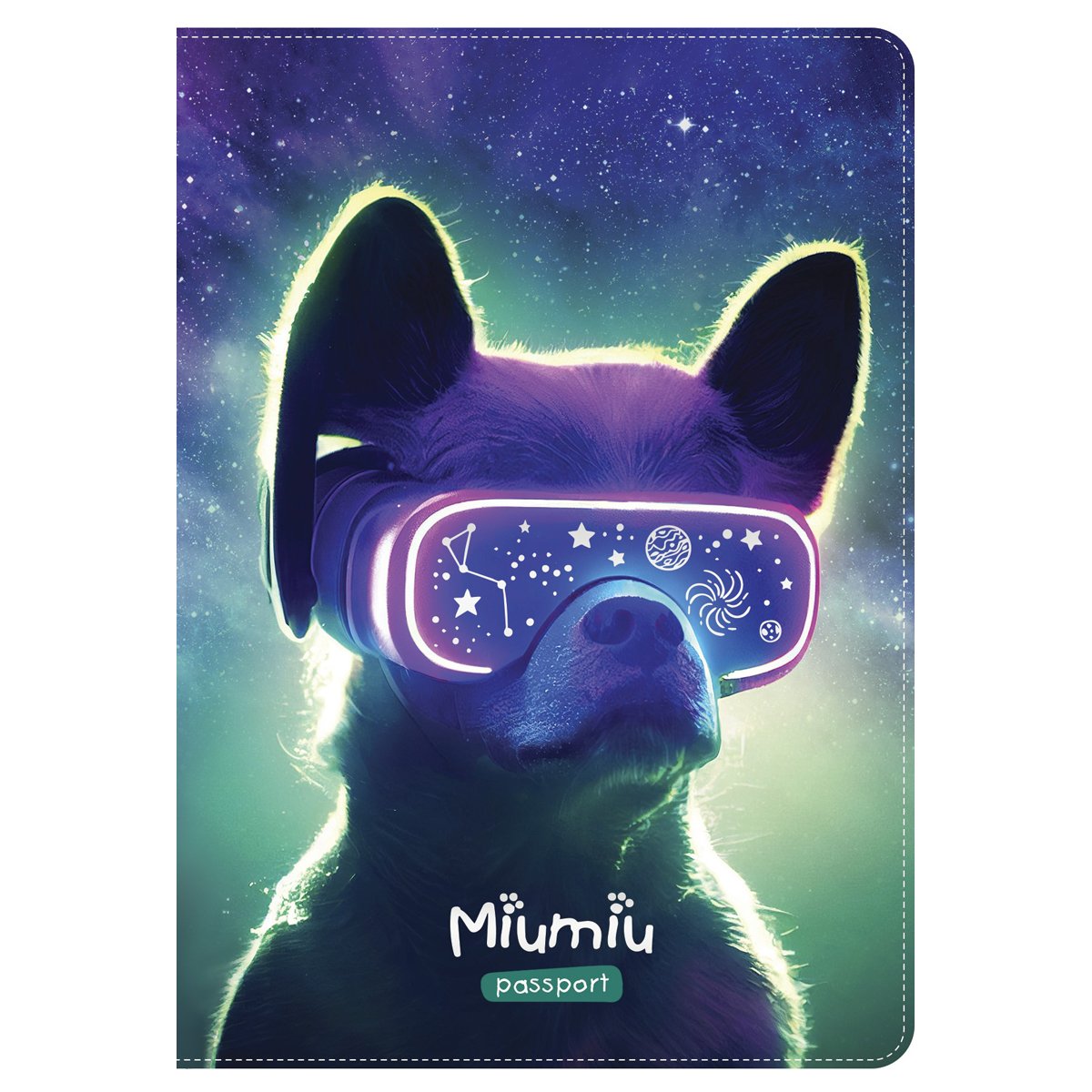 Обложка для паспорта MESHU «MiuMiu», ПВХ, 2 кармана