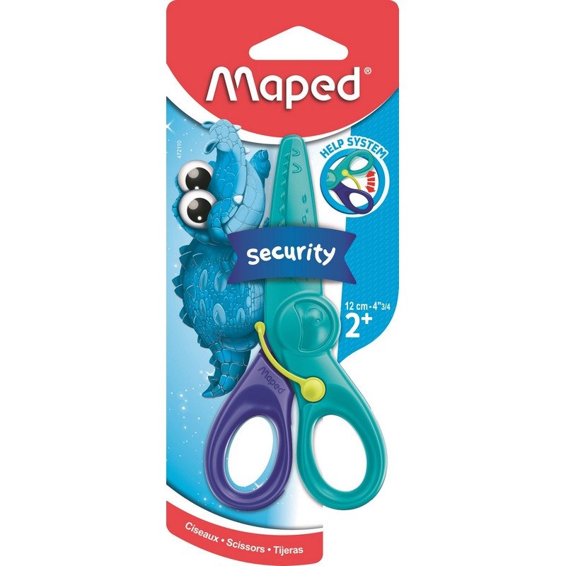 Ножницы детские Maped Kidipulse (120 мм, с механизмом для облегчения резки)