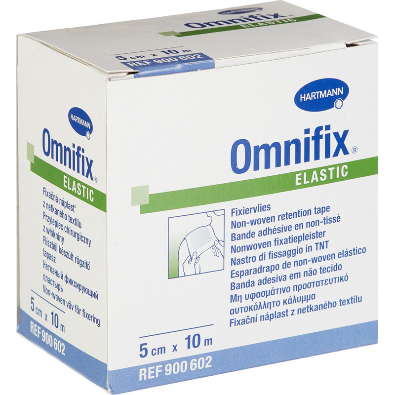 Пластырь фиксирующий Omnifix 5×1000 см нетканная основа