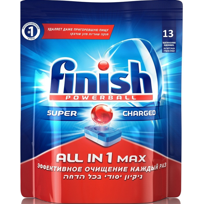 превью Таблетка для ПММ FINISH CALGONIT All in 1 таблетки 13 шт /уп. 