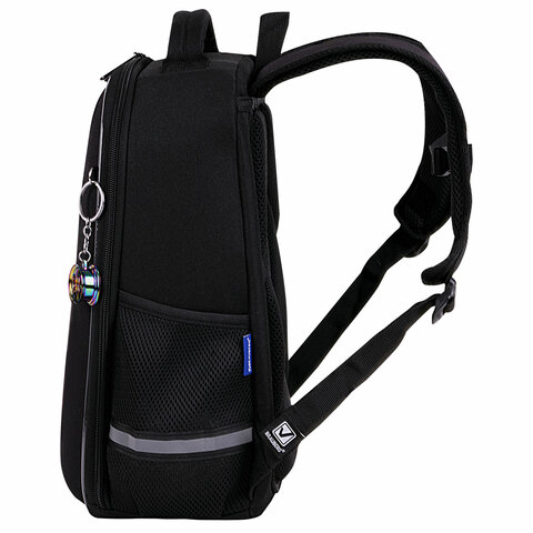 Ранец BRAUBERG LIGHT, 1 отделение, с брелком, Vertical car, 36×26х13 см