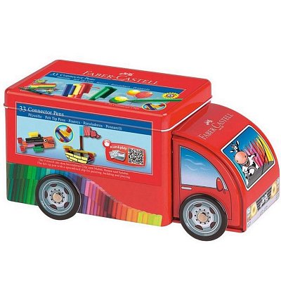 Набор для рисования Faber-Castell Connector Truck 33 цвета