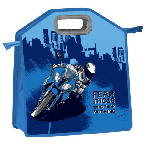 превью Папка-сумка ЮНЛАНДИЯ, 1 отделение, фетровые ручки, 34×30х11 см, «Best bike»