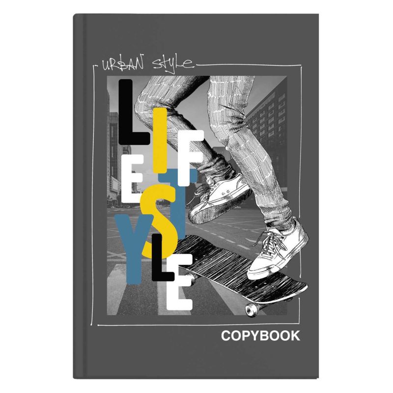 превью Тетрадь УРБАН А5, 145×215мм, 96л твердый переплет 7БЦ 61541