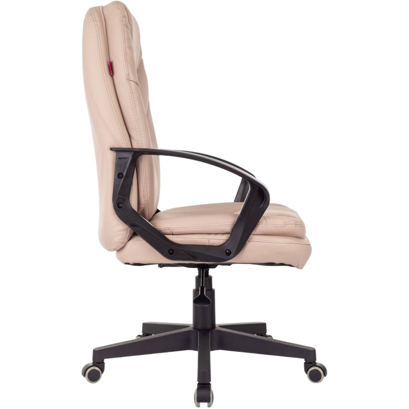 Кресло VB_EChair 668LT PU бежевый эко. кожа крестов. пластик