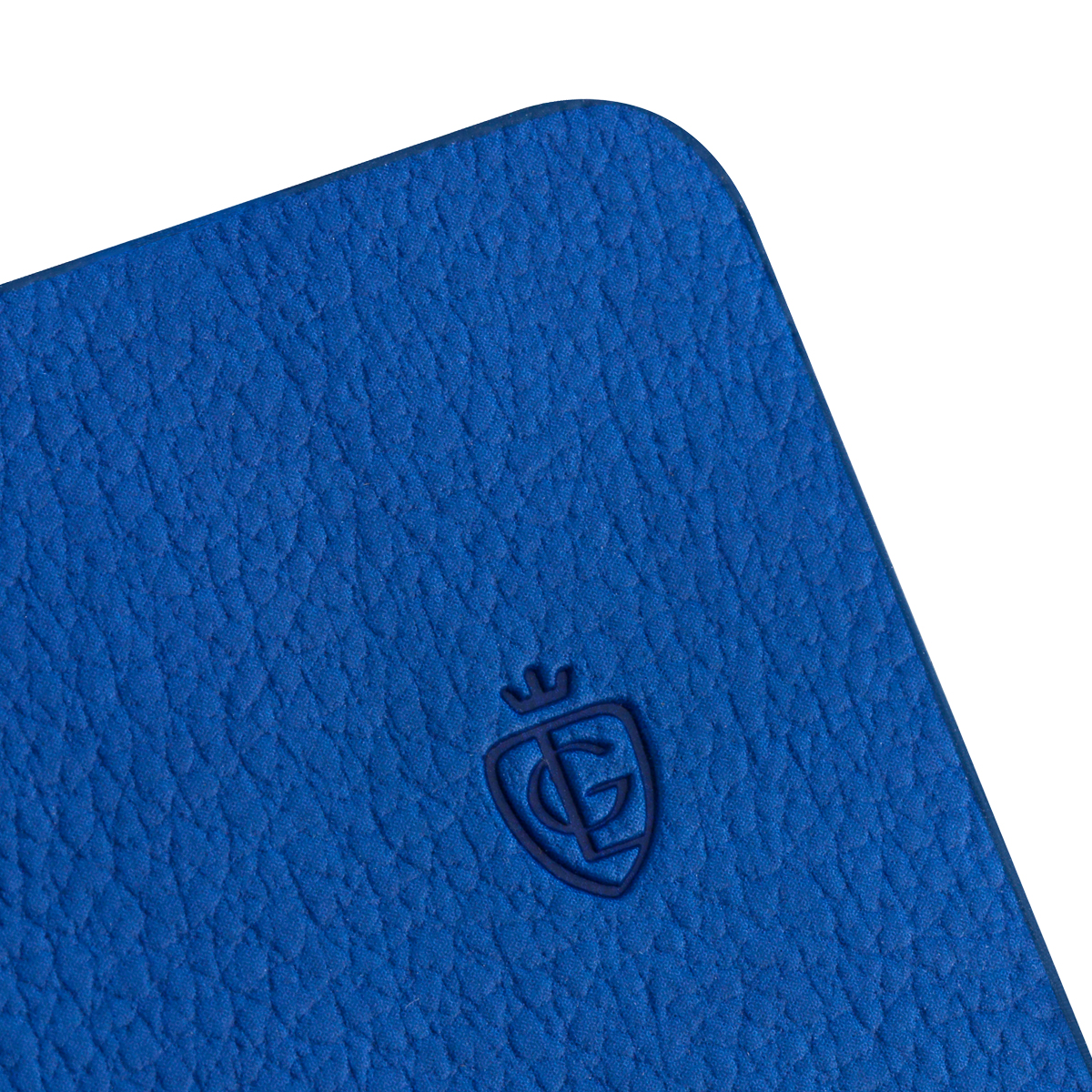 Записная книжка А6 80л. ЛАЙТ, кожзам, Greenwich Line «Classic. Blue», с резинкой, фактурное тиснение, блок в клетку