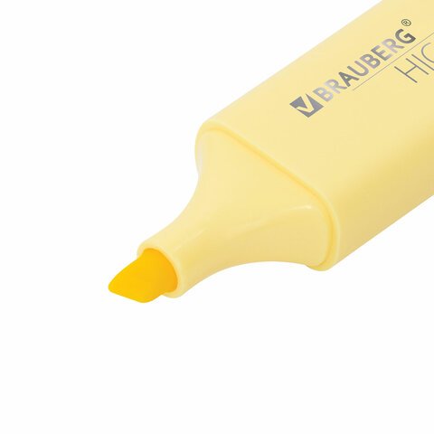 Текстовыделитель BRAUBERG «ORIGINAL PASTEL», ВАНИЛЬ, линия 1-5 мм