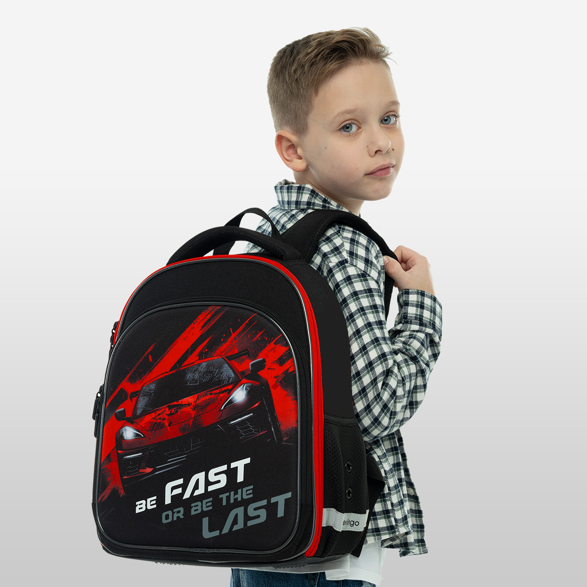 Ранец Berlingo Expert Plus «Fast Track» 38×29×15см, 2 отделения, 2 кармана, анатомическая спинка