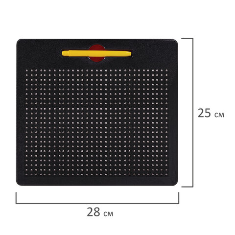 Магнитный планшет доска MAGPAD MAX для рисования 25×28 см, 713 шариков, BRAUBERG KIDS