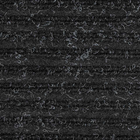 Коврик входной ворсовый влаго-грязезащитный ЛАЙМА, 40×60 см, ребристый, толщина 7 мм, черный