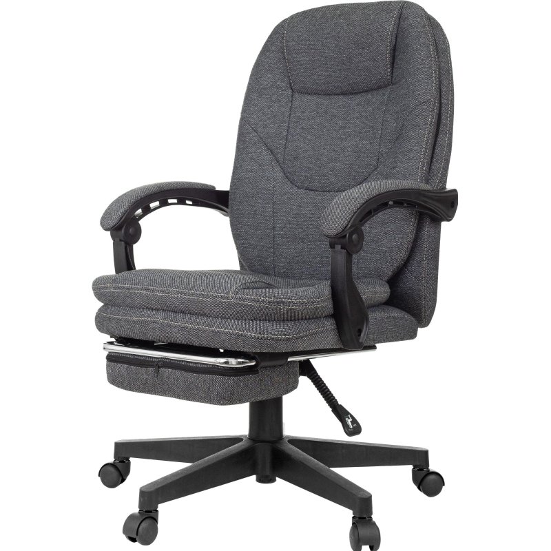 Кресло VB_Бюрократ CH-868MSG-F серый 3C1 с подставкой для ног