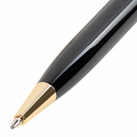 Ручка подарочная шариковая GALANT «Bernini», корпус черный, детали золото, узел 0.7 мм, линия письма 0.5 мм, синяя