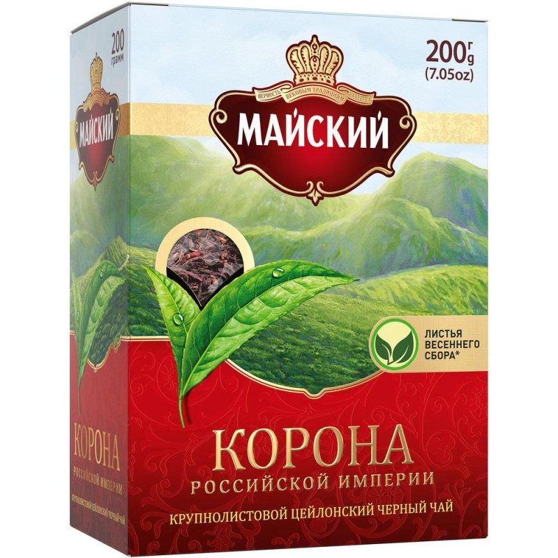 превью Чай Майский Корона Российской Империи черный 200 г