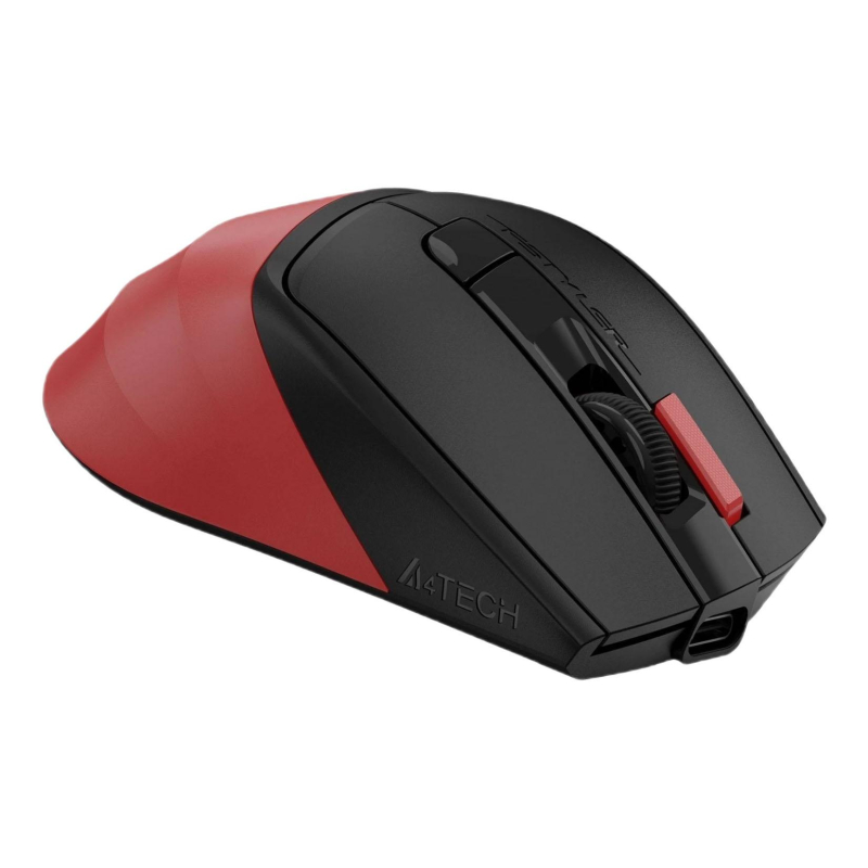 Мышь компьютерная A4Tech Fstyler FG45CS Air красный/черный 2000dpi/WLS USB