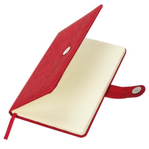 Еженедельник датированный 2026 А5 145×215 мм, BRAUBERG «Augustus», под кожу, красный