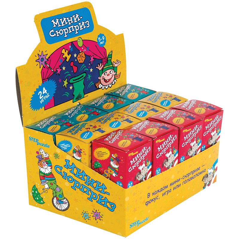 превью Игра настольная Step Puzzle «Мини-Сюрпризы», картонная коробка