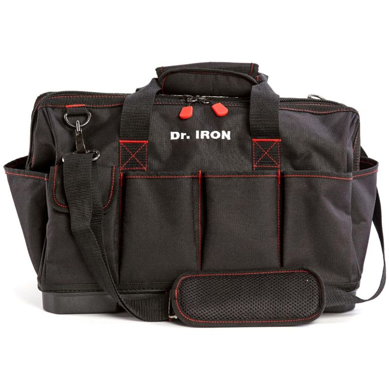Сумка для инструмента с ремнем, пластиковое дно 42×23.5×27 Dr. IRON(DR1025)