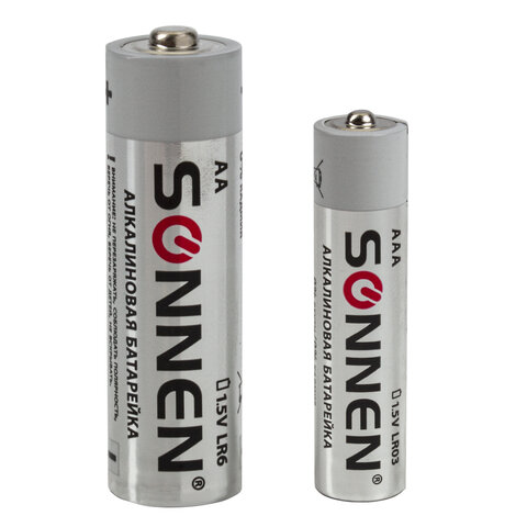 Батарейки КОМПЛЕКТ 30 (20+10) шт., SONNEN Alkaline, AA+ААА (LR6+LR03), в коробке