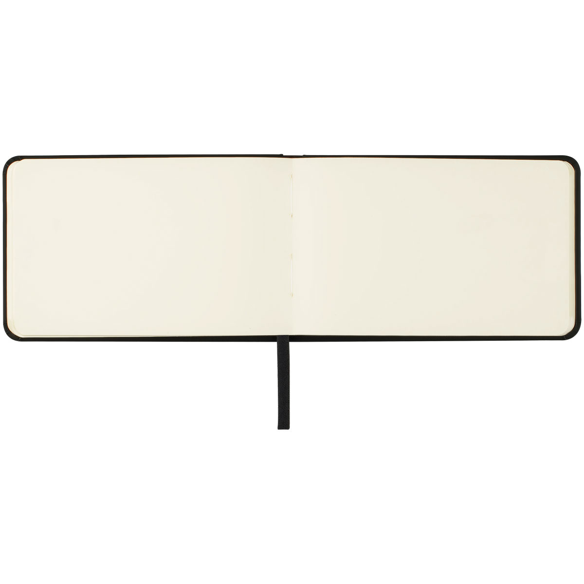 Скетчбук 80л., 140×90 Гамма «Студия», черный, твердая обложка, на резинке, слоновая кость, 140г/м2