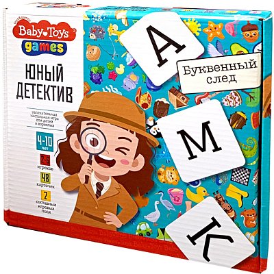 Настольная игра Юный детектив. Буквенный след - (добавить 05243)