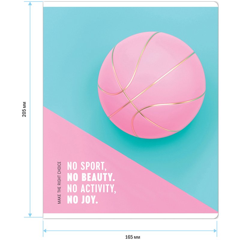 Тетрадь 48л., А5, линия ArtSpace «Стиль. Bright sport», эконом