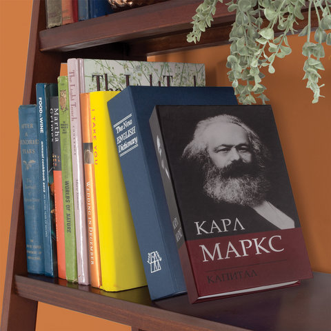 Сейф-книга К. Маркс «Капитал», 55×115×180 мм, ключевой замок, BRAUBERG