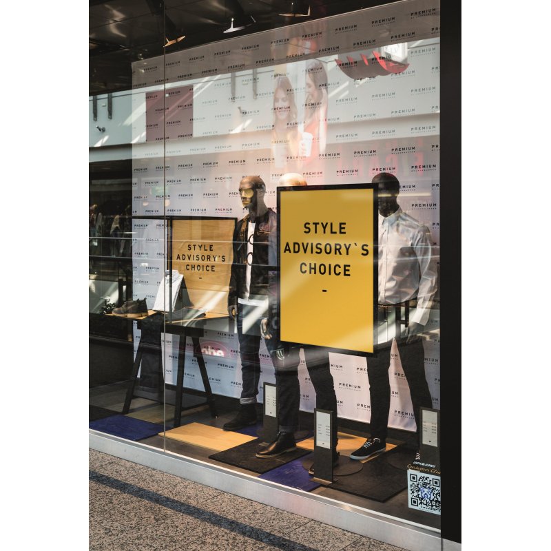 Информационный стенд настенный Durable Duraframe Poster А1 пластиковый серебристый (магнитная рамка)