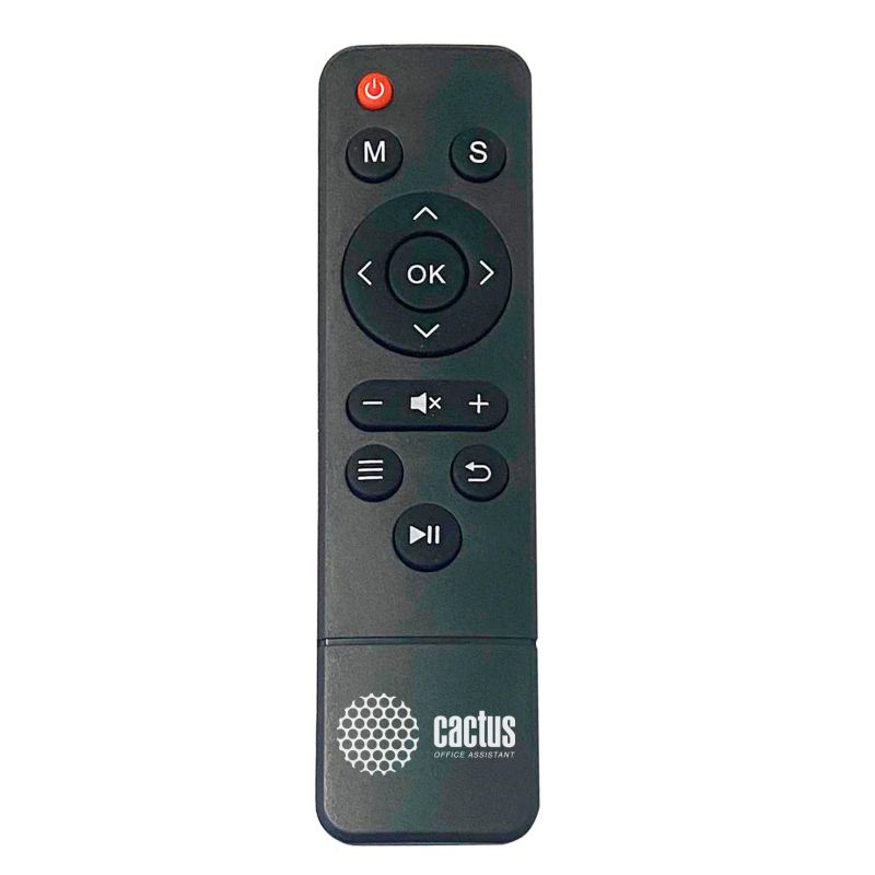 Проектор Cactus CS-PRE.09B. WVGA-W LCD HDMI, 1024×600, 1200Лм, 350:1, 1.5кг
