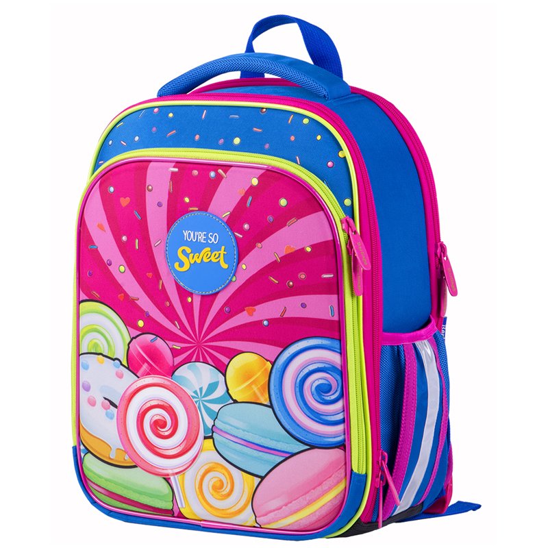превью Ранец Berlingo Expert Plus «Sweets» 37×28×18 см, 3 отделения, 2 кармана, анатомическая спинка