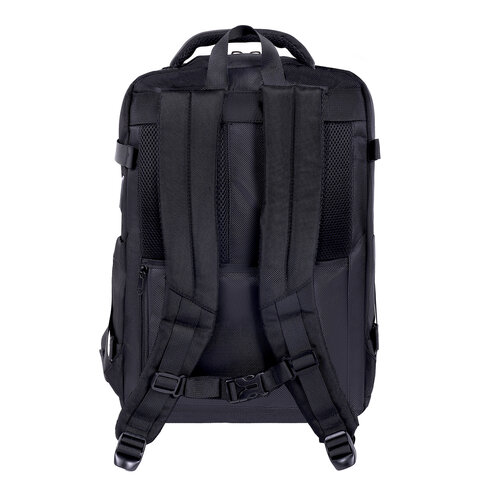 Рюкзак BRAUBERG FUNCTIONAL с отделением для ноутбука, 2 отделения, USB-порт, Solid, 46×31х15 см