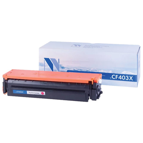 превью Картридж лазерный NV PRINT (NV-CF403X) для HP M252dw/M252n/M274n/M277dw/M277n, пурпурный, ресурс 2300 страниц