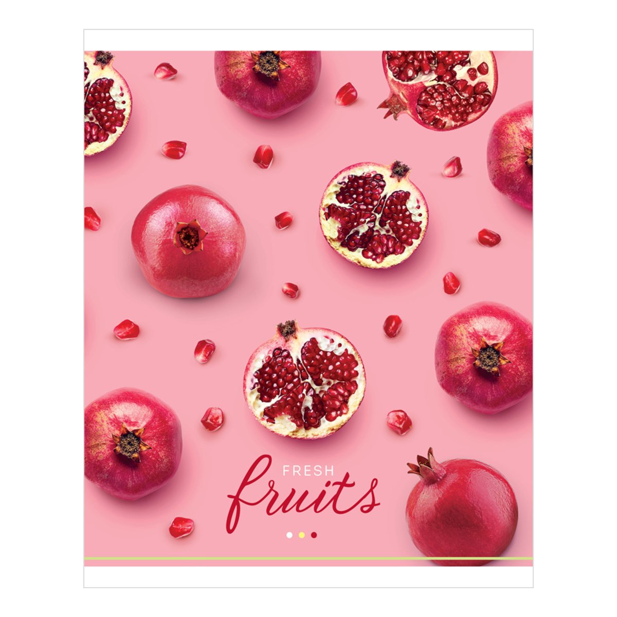 Тетрадь 48л., А5, клетка ArtSpace «Фрукты. Juicy fruits», эконом